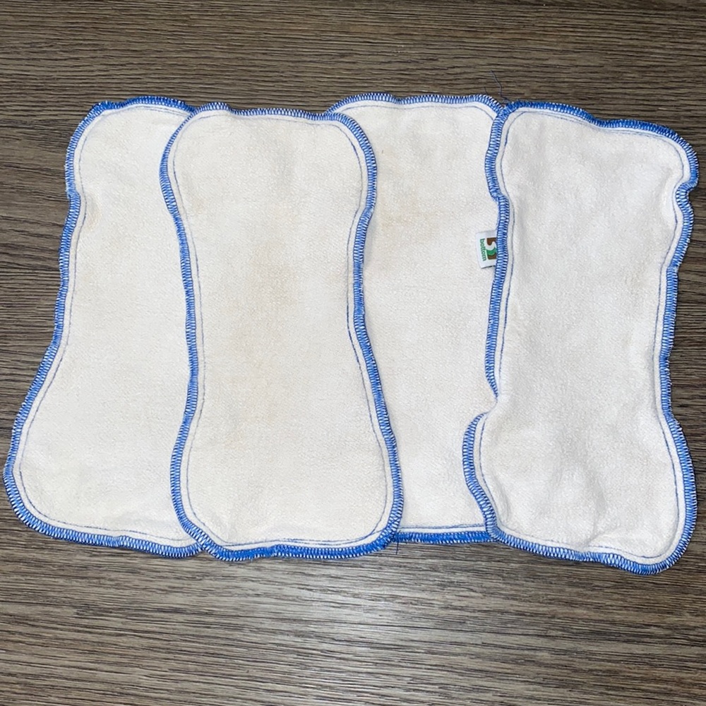 Best Bottom Inserts 55% Hemp 45% Organic Cotton size Large